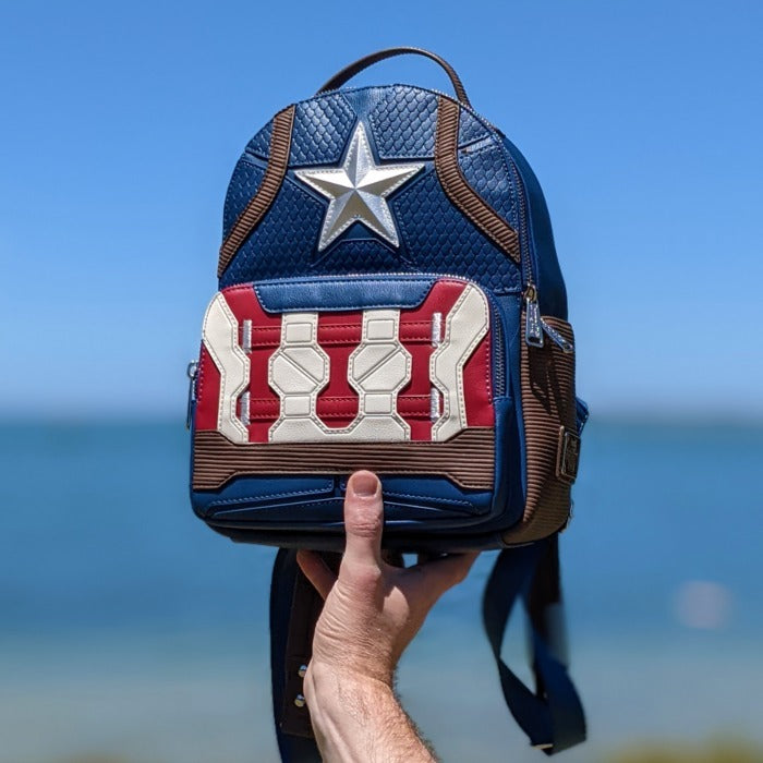 Loungefly Marvel - Captain America Costume US Exclusive Mini Backpack