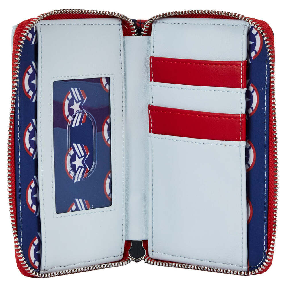 Loungefly Marvel - Falcon Captain America Zip Around Wallet