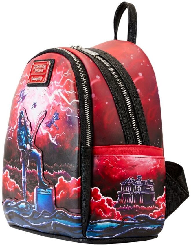 Loungefly Stranger Things - Eddie Munson Tribute Glow in the Dark Mini Backpack
