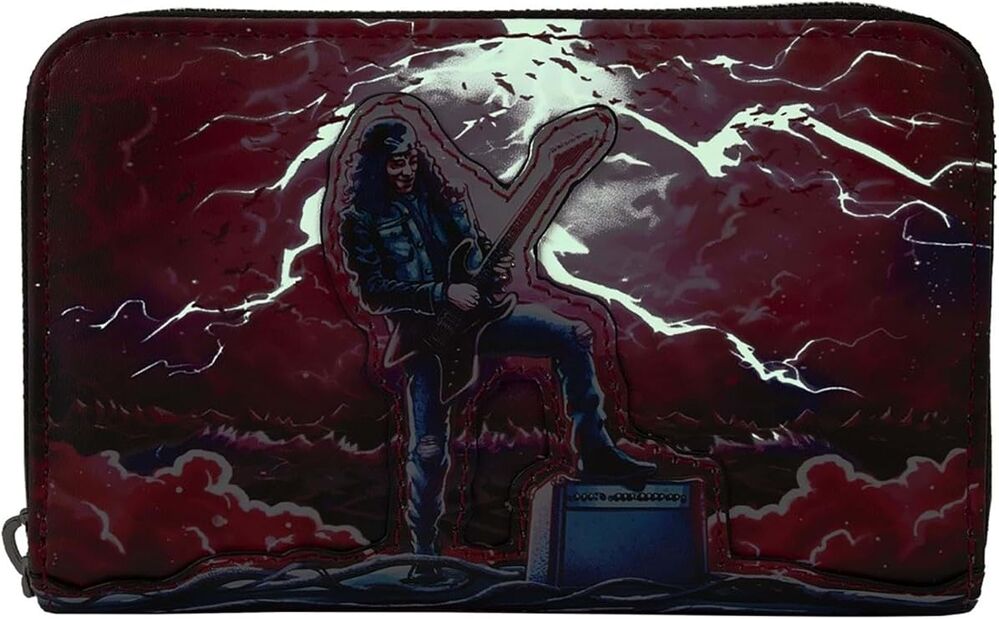 Loungefly Stranger Things - Eddie Munson Tribute Glow in the Dark Zip Around Wallet