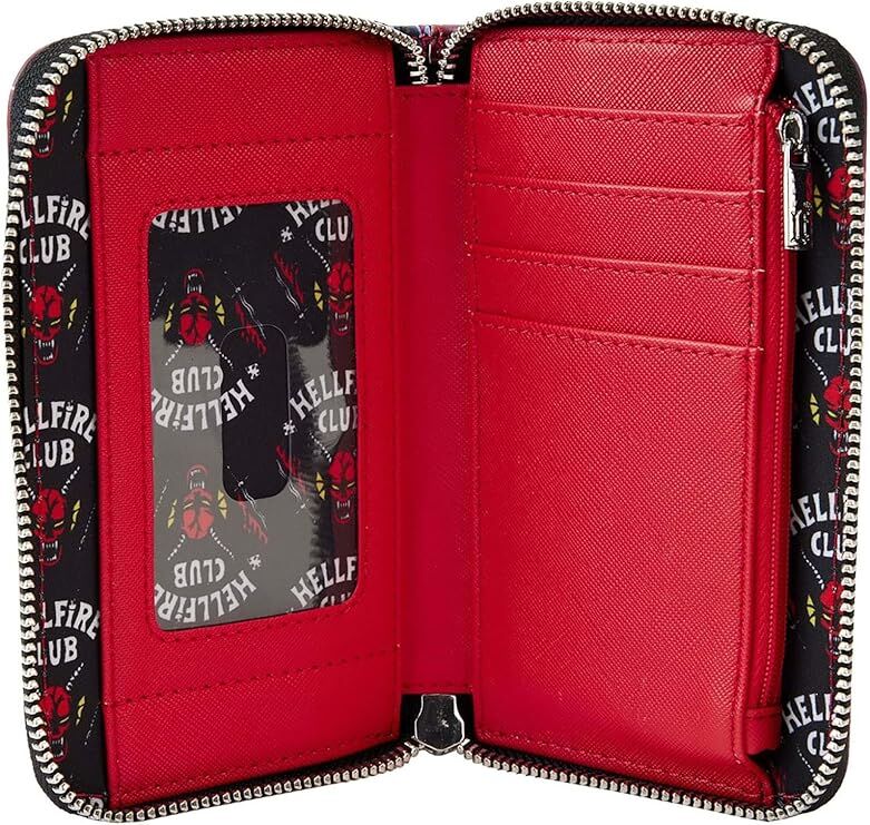 Loungefly Stranger Things - Eddie Munson Tribute Glow in the Dark Zip Around Wallet