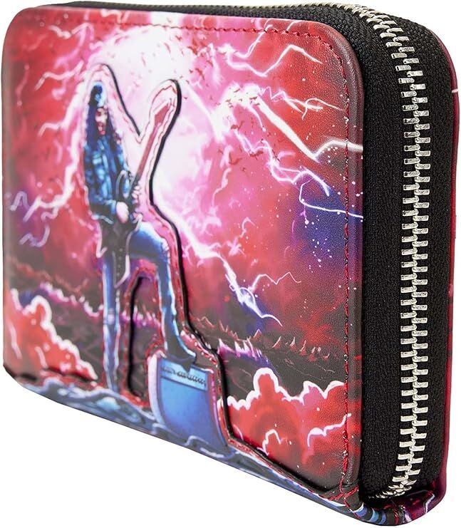 Loungefly Stranger Things - Eddie Munson Tribute Glow in the Dark Zip Around Wallet