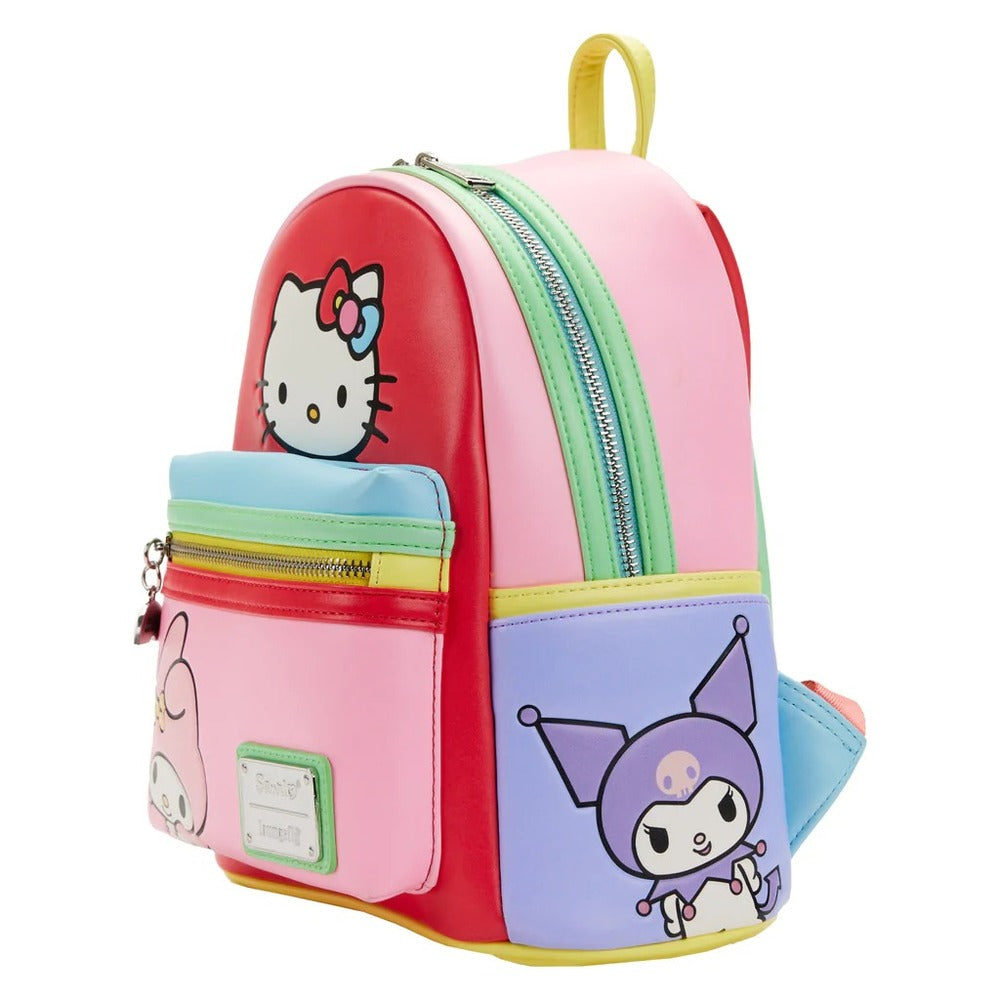 Loungefly Hello Kitty - Colour Block Mini Backpack