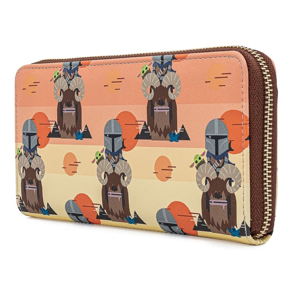 Loungefly Star Wars: The Mandalorian - Bantha Ride Zip Around Wallet