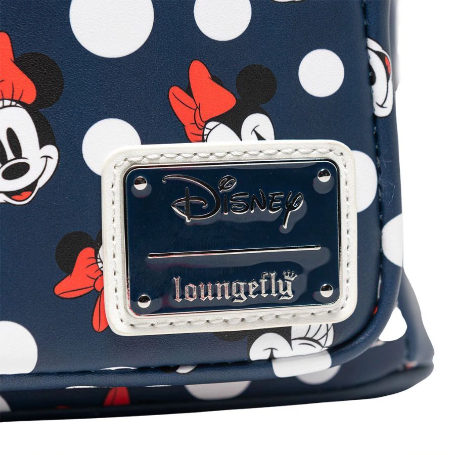 Loungefly Disney Minnie Mouse - Polka Dots Navy Mini Backpack