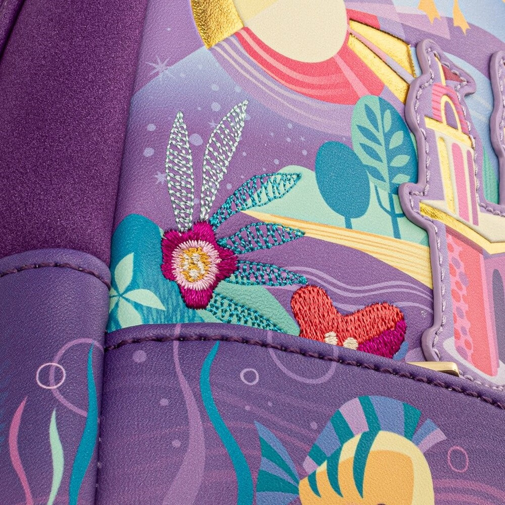 Loungefly Disney The Little Mermaid - Castle Collection Mini Backpack