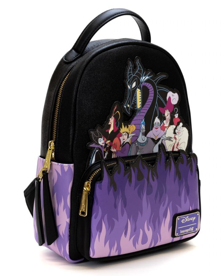Loungefly Disney - Villains Purple Flame US Exclusive Mini Backpack