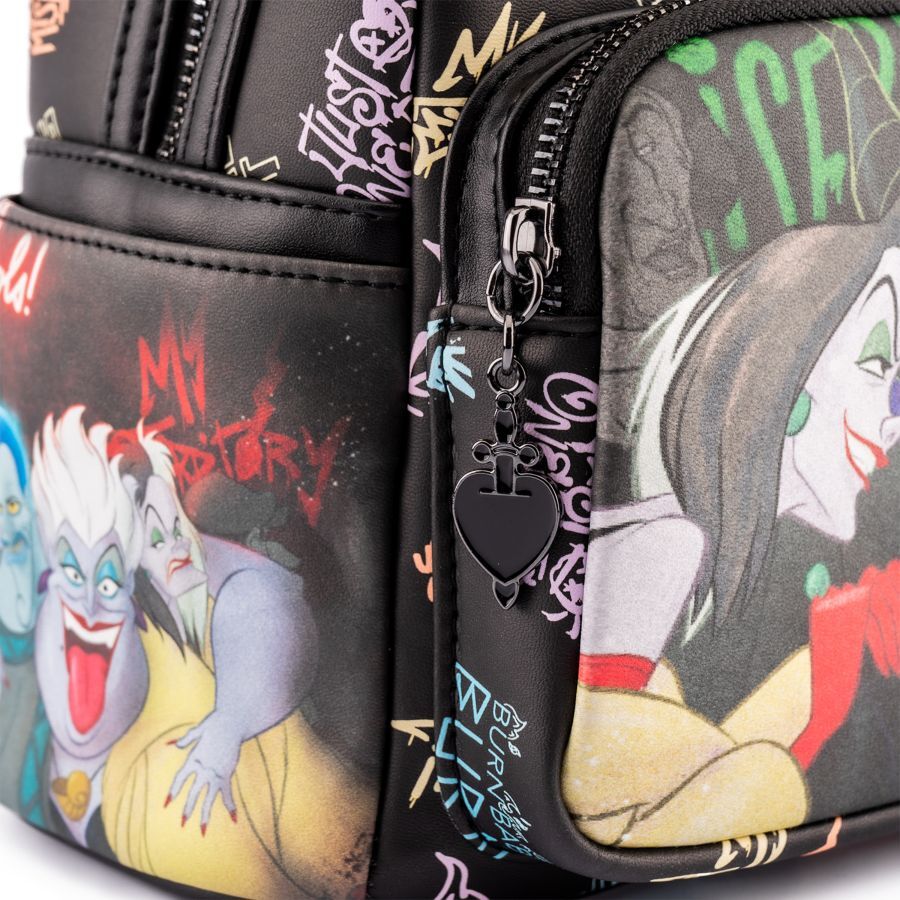 Loungefly Disney Villains - Villains Club Mini Backpack