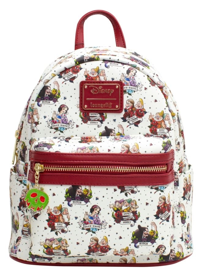 Loungefly Disney Snow White and the Seven Dwarfs - Tattoo US Exclusive Mini Backpack
