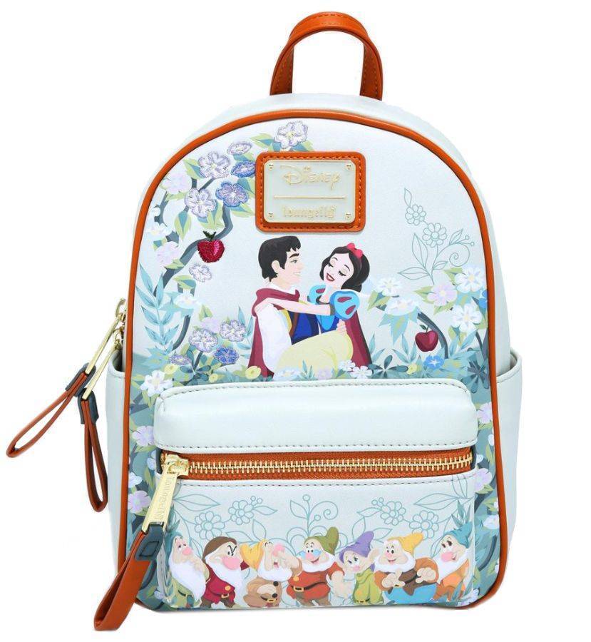 Loungefly Disney Snow White and the Seven Dwarfs - Floral US Exclusive Mini Backpack