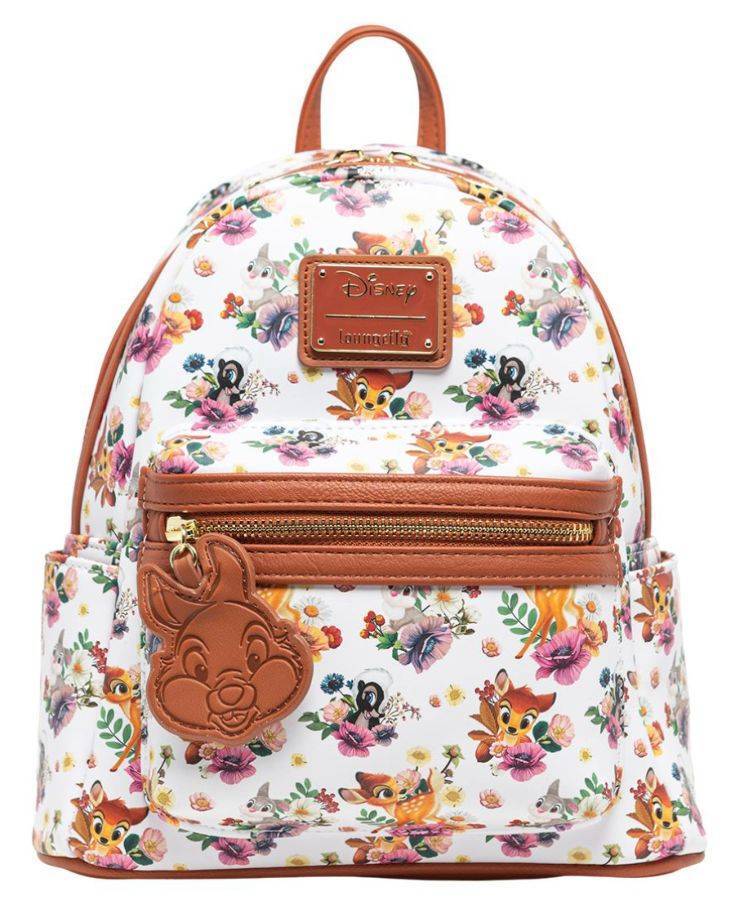 Loungefly Disney Bambi - Thumper & Flower Floral US Exclusive Mini Backpack