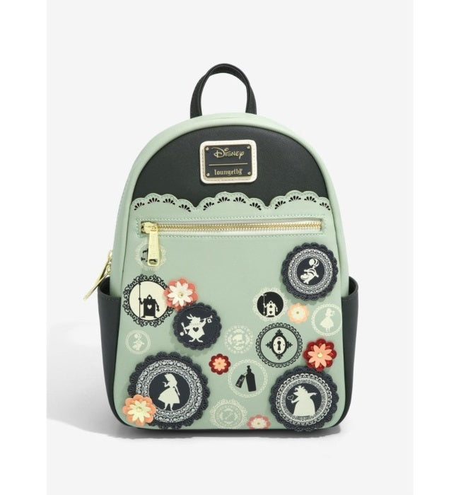 Loungefly Disney Alice In Wonderland - Doily Portraits US Exclusive Mini Backpack