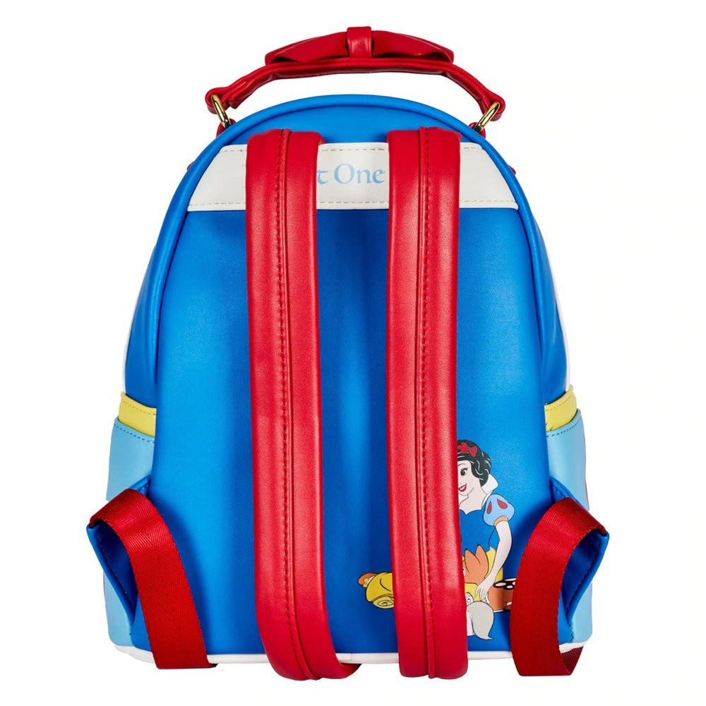 Loungefly Disney Snow White and the Seven Dwarfs - Bow Handle Mini Backpack