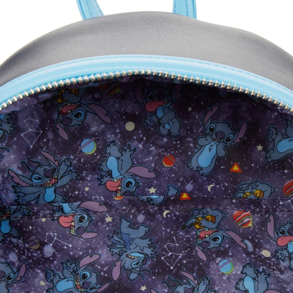 Loungefly Disney Lilo and Stitch - Space Adventure Glow Mini Backpack