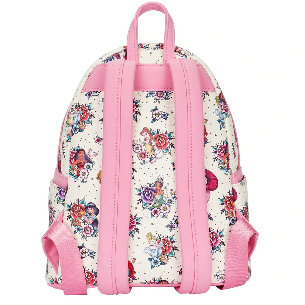 Loungefly Disney Princess - Floral Tattoo Mini Backpack