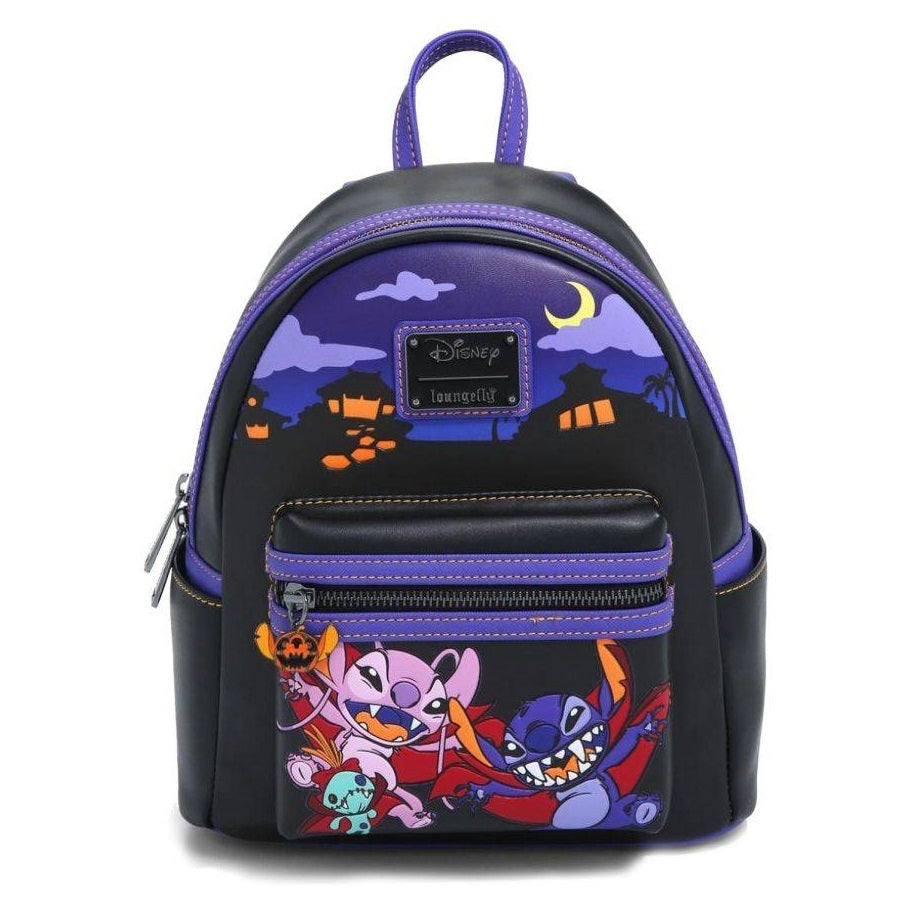 Loungefly Disney Lilo & Stitch - Vampire Angel & Stitch Mini Backpack