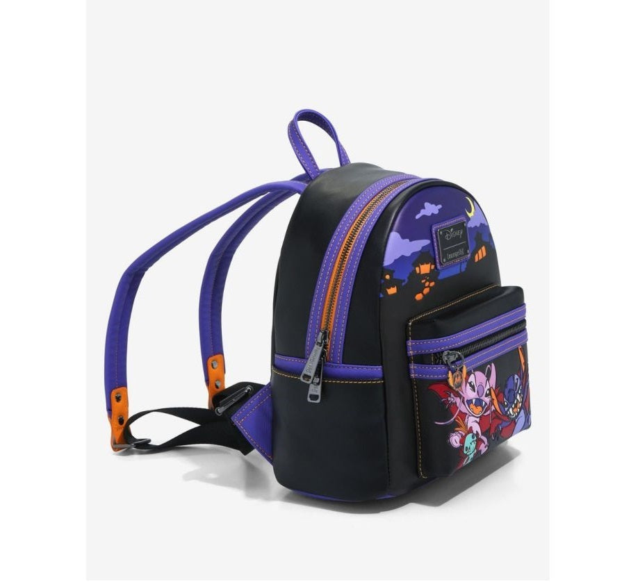 Loungefly Disney Lilo & Stitch - Vampire Angel & Stitch Mini Backpack