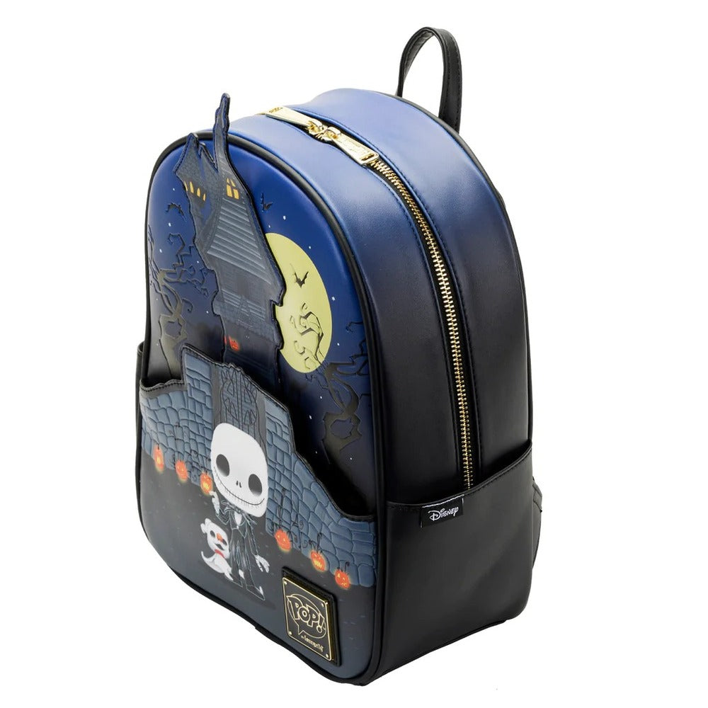 Loungefly Disney The Nightmare Before Christmas - Jack Skellington House Pop! Mini Backpack