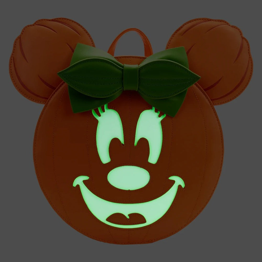 Loungefly Disney Minnie Mouse - Pumpkin Glow Mini Backpack