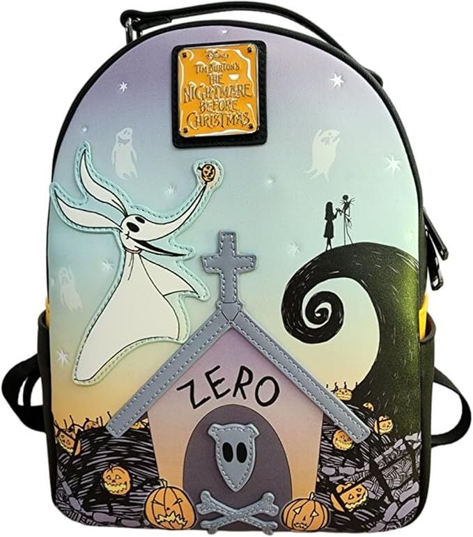 Loungefly Disney The Nightmare Before Christmas - Zero Graveyard US Exclusive Mini Backpack