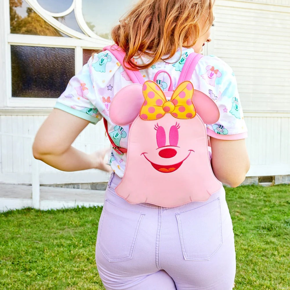Loungefly Disney Minnie Mouse - Pastel Ghost Glow In The Dark Mini Backpack