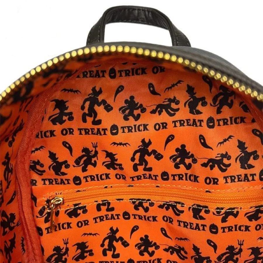 Loungefly Disney Mickey Mouse - Vampire Pumpkin Glow Mini Backpack