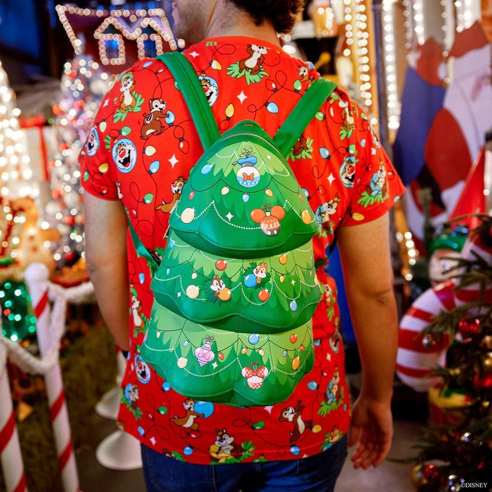 Loungefly Disney Chip 'n' Dale - Christmas Tree Ornaments Mini Backpack