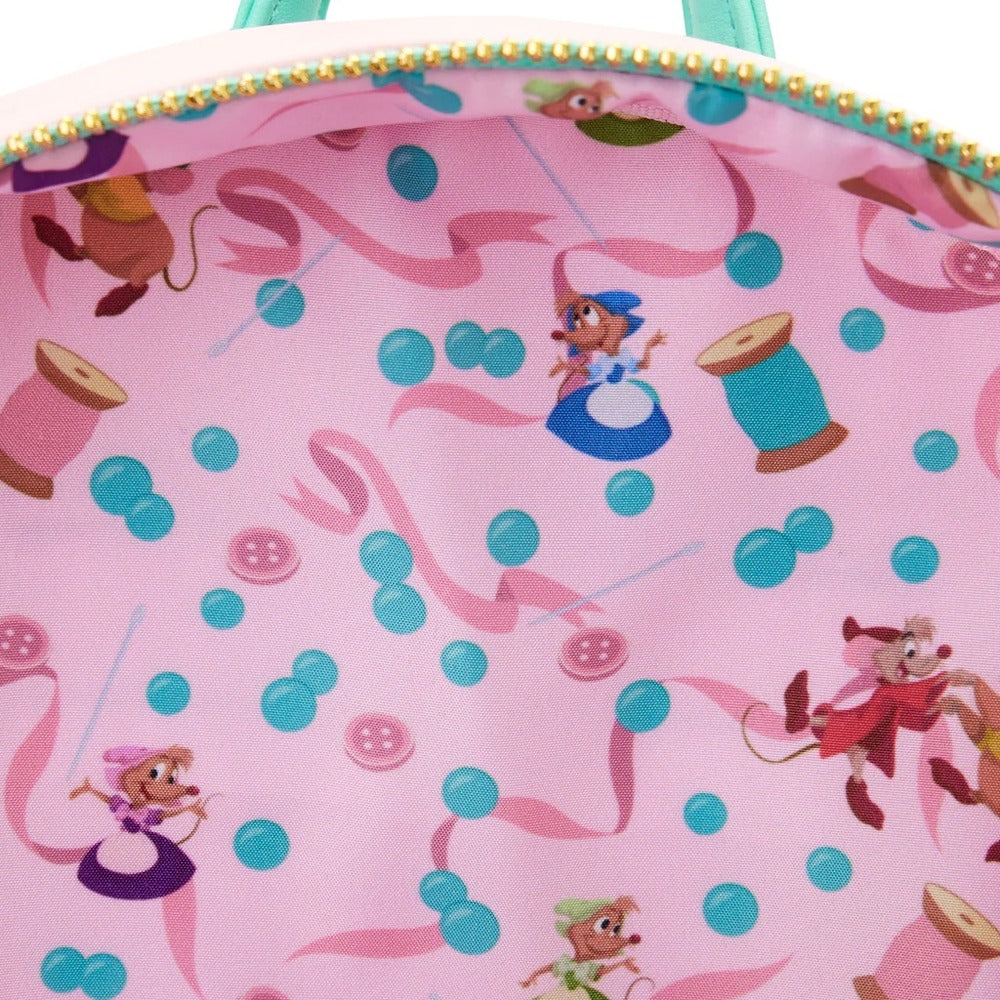 Loungefly Disney Cinderella - Jaq and Gus Teacup Mini Backpack
