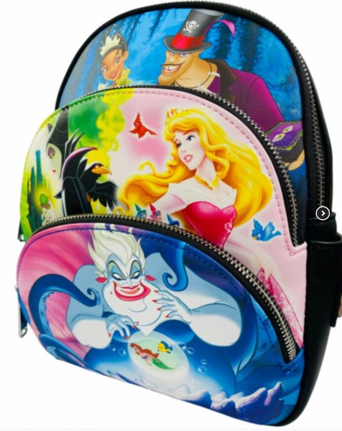 Loungefly Disney - Good Vs. Evil Scene Mini Backpack