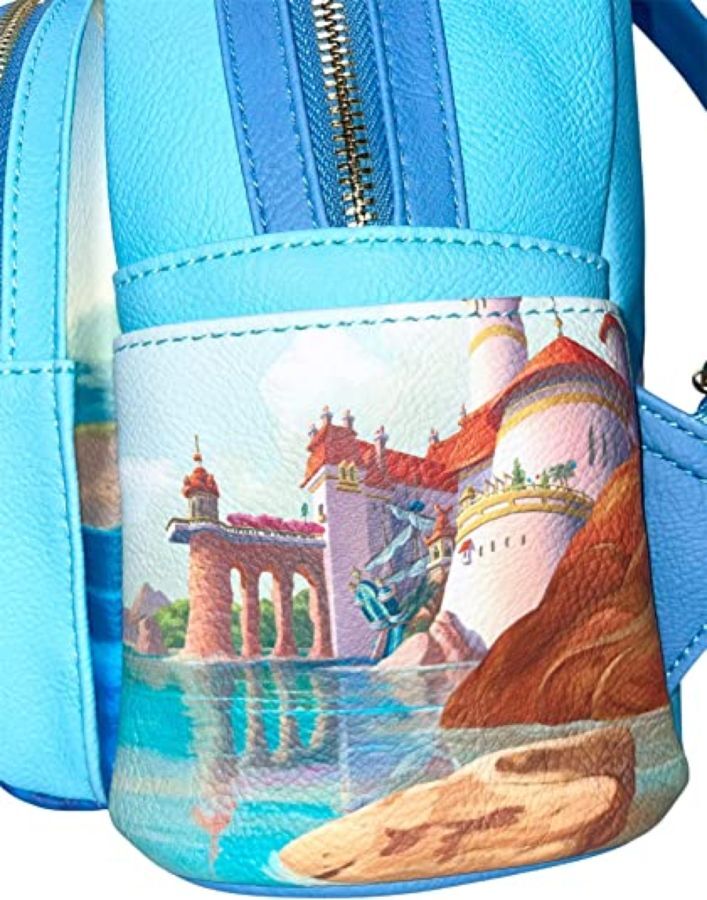 Loungefly Disney The Little Mermaid (1989) - Wave Scenic US Exclusive Mini Backpack