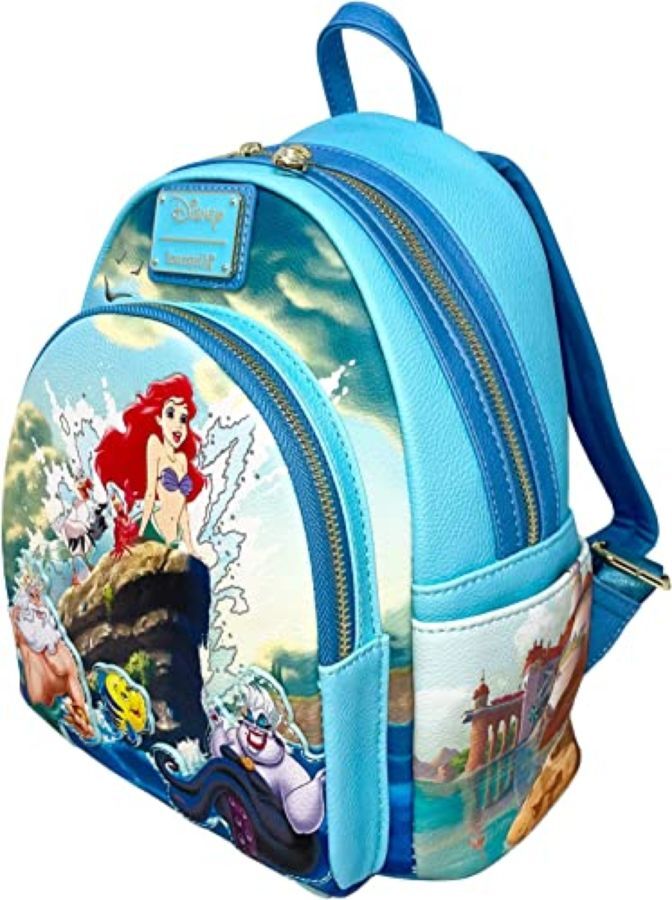 Loungefly Disney The Little Mermaid (1989) - Wave Scenic US Exclusive Mini Backpack