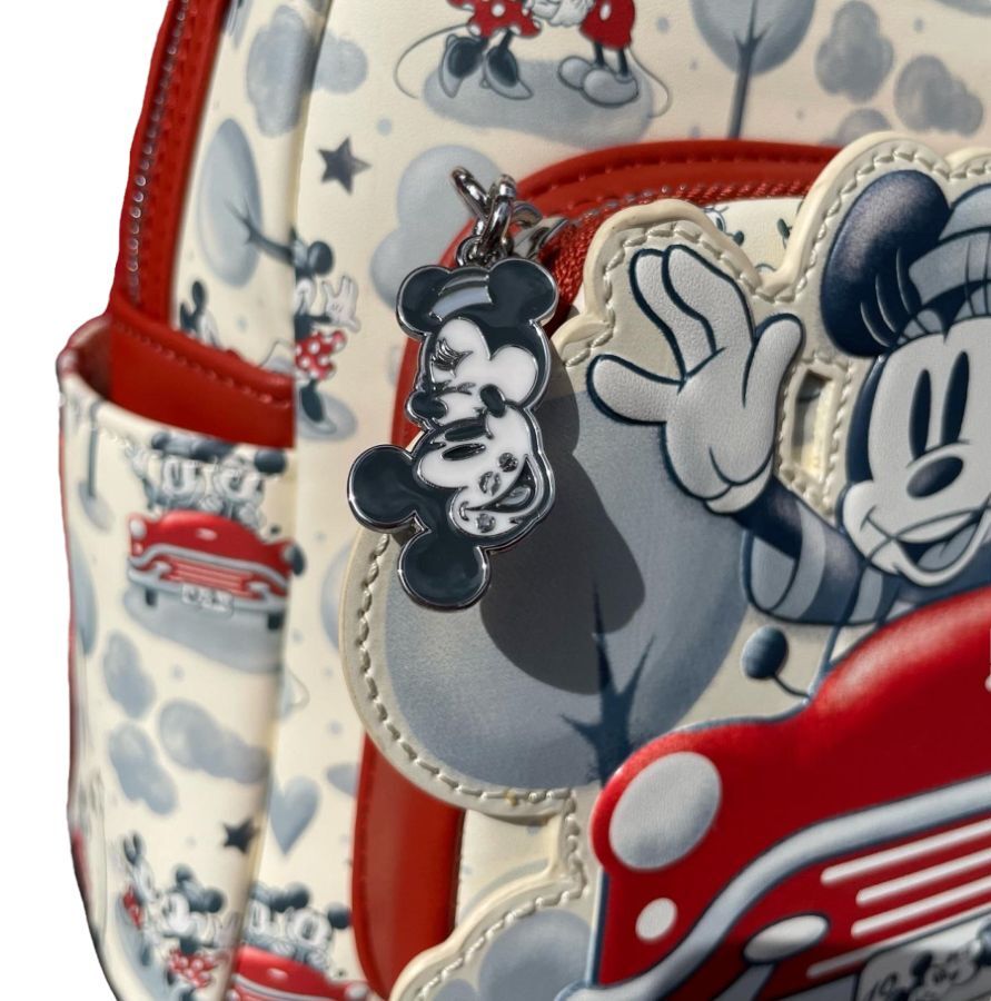 Loungefly Disney Mickey & Minnie - Springtime Car Mini Backpack