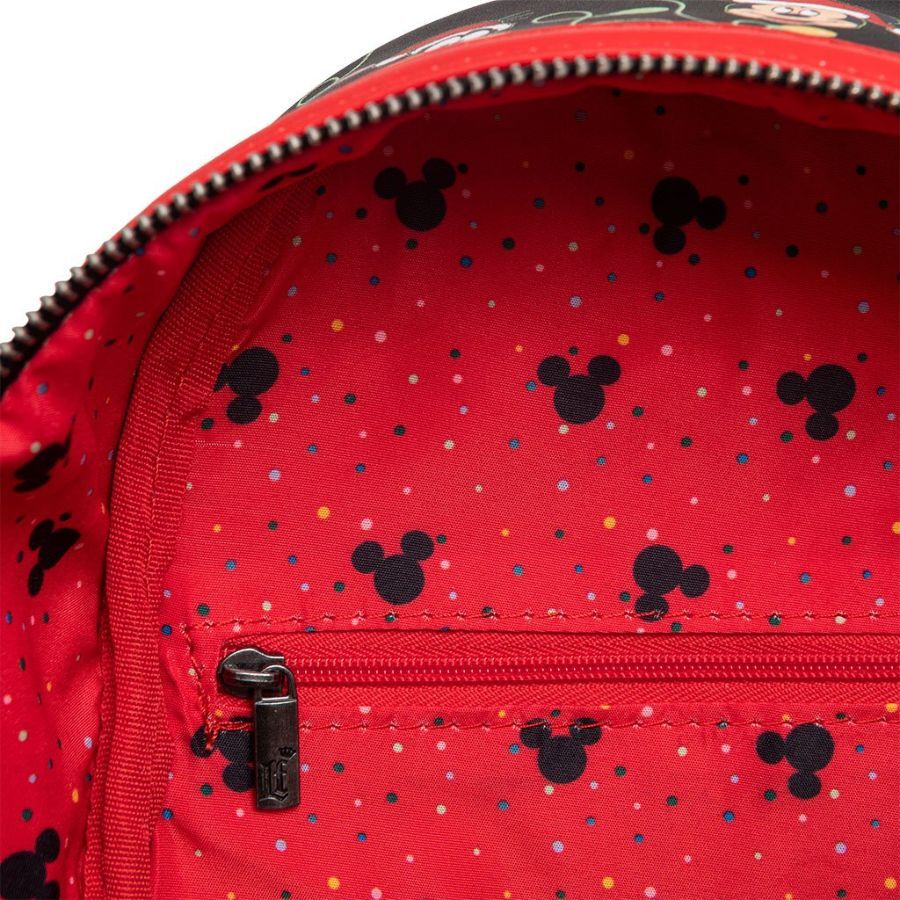 Loungefly Disney Mickey & Friends - Christmas Lights Mini Backpack