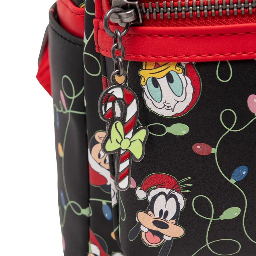 Loungefly Disney Mickey & Friends - Christmas Lights Mini Backpack