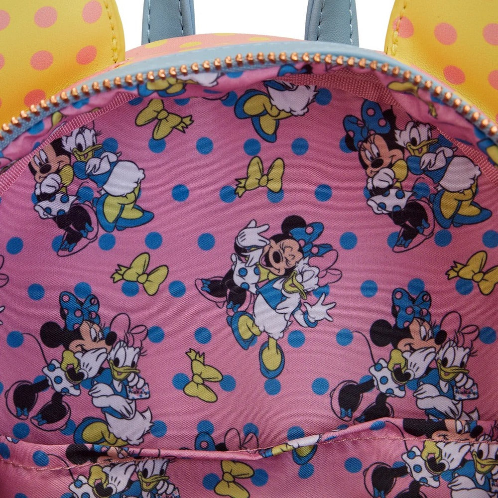 Loungefly Disney Minnie Mouse - Pastel Block Dots Mini Backpack