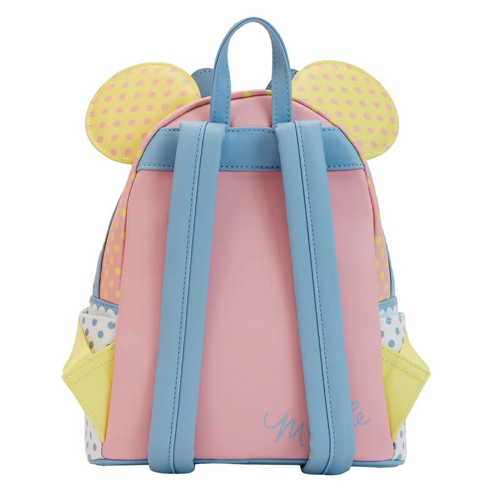 Loungefly Disney Minnie Mouse - Pastel Block Dots Mini Backpack