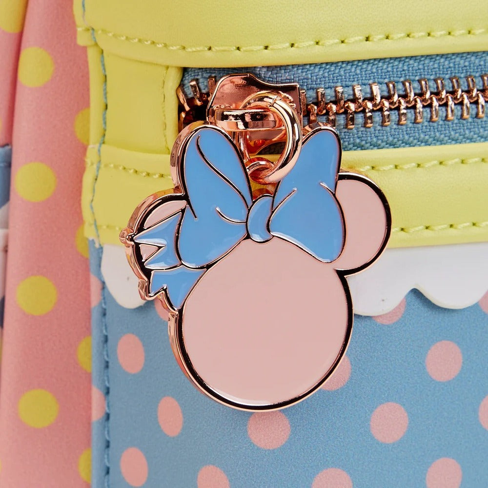 Loungefly Disney Minnie Mouse - Pastel Block Dots Mini Backpack