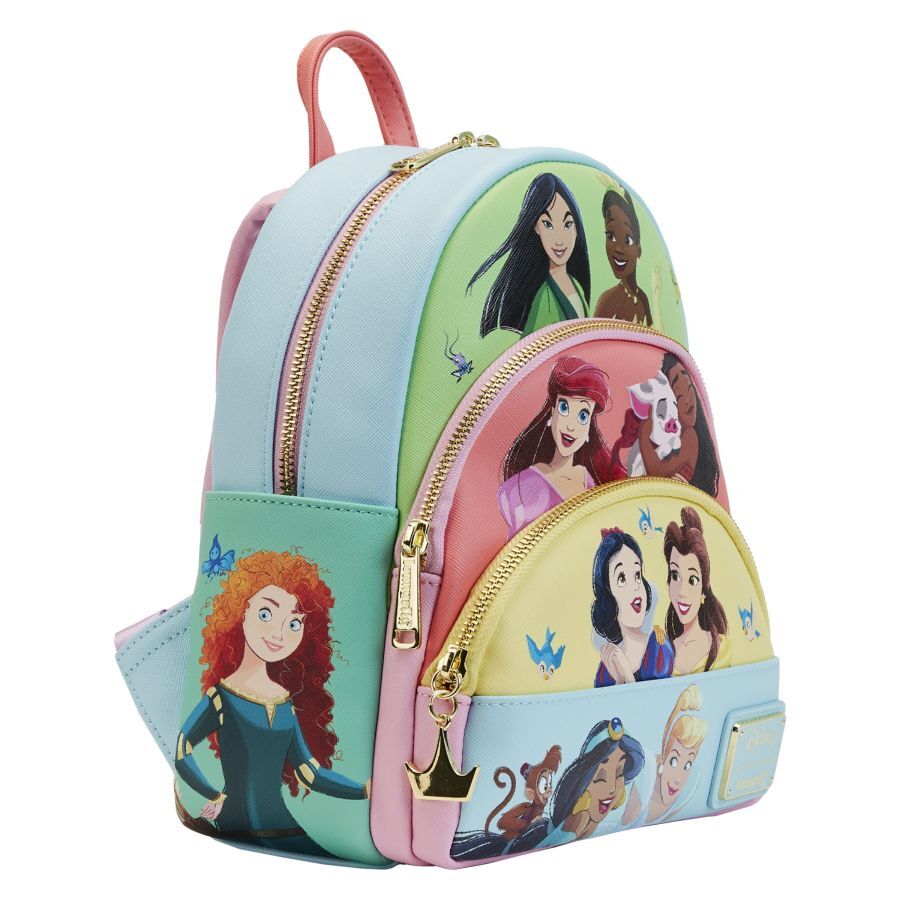 Loungefly Disney Princess - Triple Pocket Mini Backpack