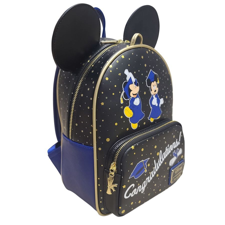 Loungefly Disney Mickey And Minnie - Graduation Mini Backpack