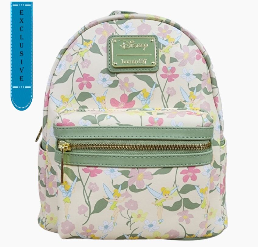 Loungefly Disney Peter Pan - Tinker Bell Floral US Exclusive Mini Backpack