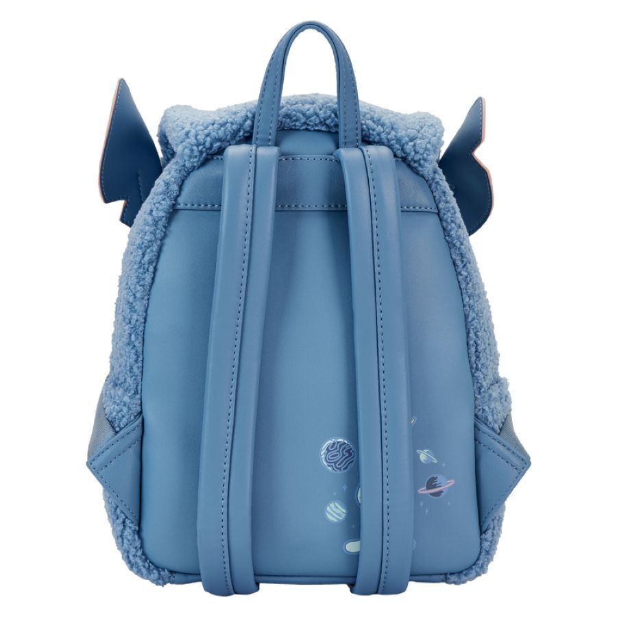 Loungefly Disney Lilo and Stitch - Stitch Plush Sherpa Cosplay Mini Backpack