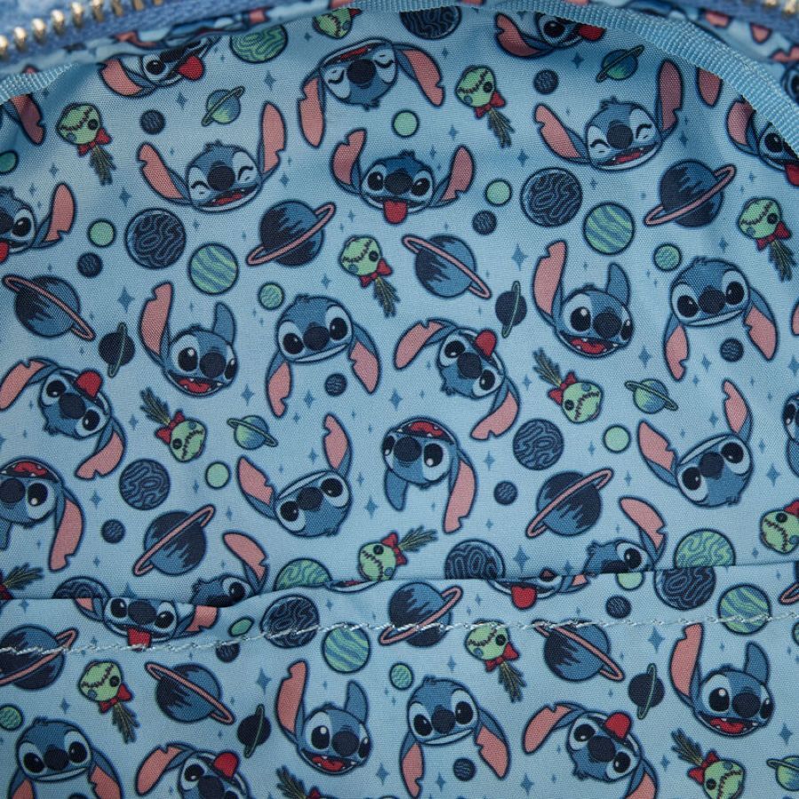 Loungefly Disney Lilo and Stitch - Stitch Plush Sherpa Cosplay Mini Backpack