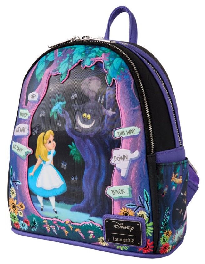 Loungefly Disney Alice in Wonderland - Alice & Cheshire Cat Mini Backpack