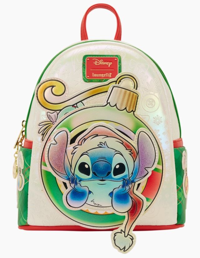 Loungefly Disney Lilo & Stitch - Holiday Mini Backpack