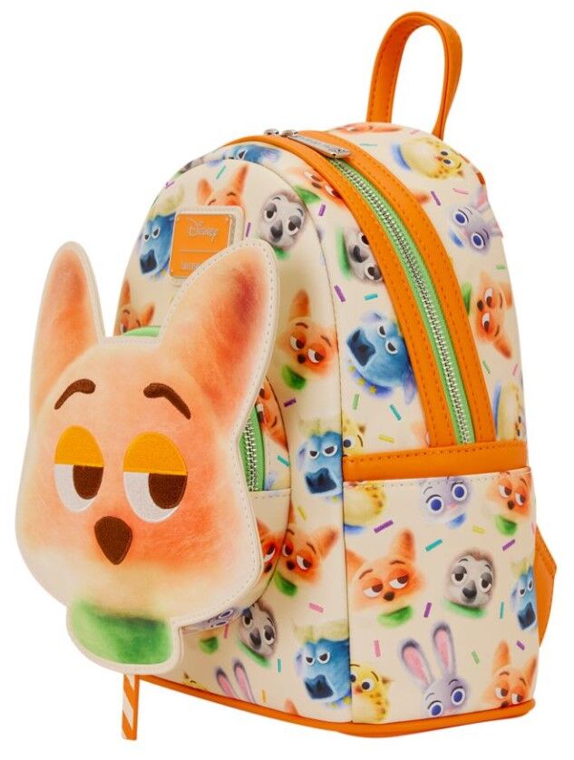Loungefly Disney Zootopia 2 - Nick Wilde Cotton Candy Cosplay Mini Backpack