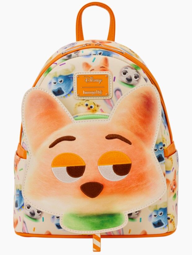 Loungefly Disney Zootopia 2 - Nick Wilde Cotton Candy Cosplay Mini Backpack