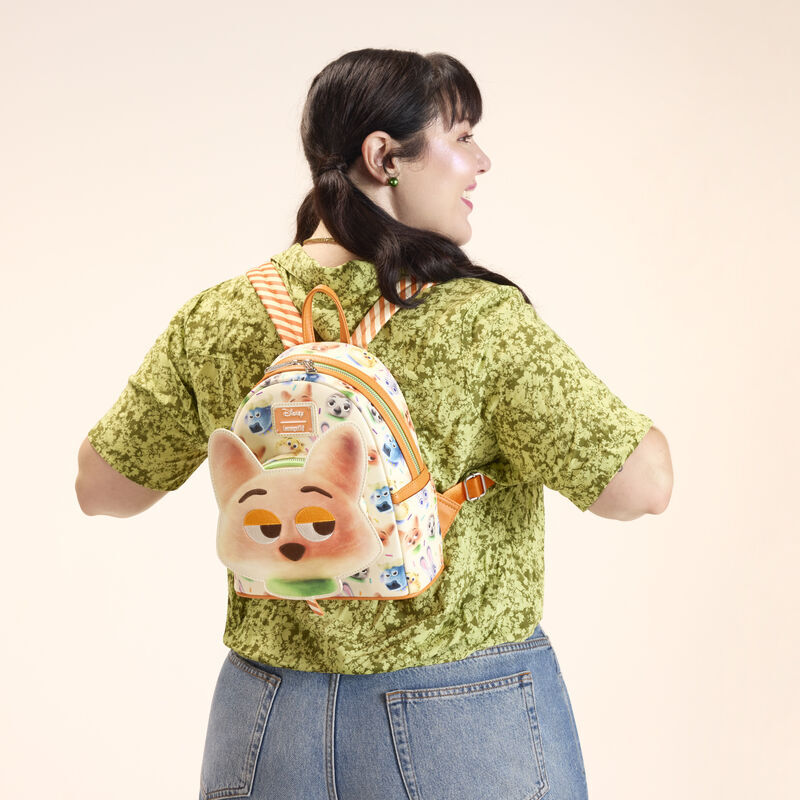 Loungefly Disney Zootopia 2 - Nick Wilde Cotton Candy Cosplay Mini Backpack
