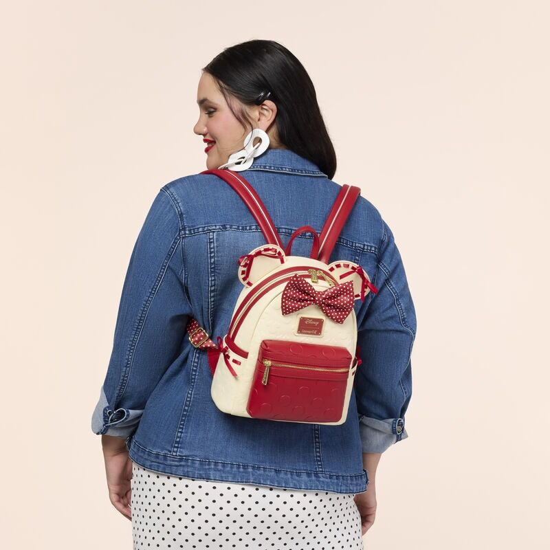 Loungefly Disney Minnie Mouse - Rocks the Dots Mini Backpack