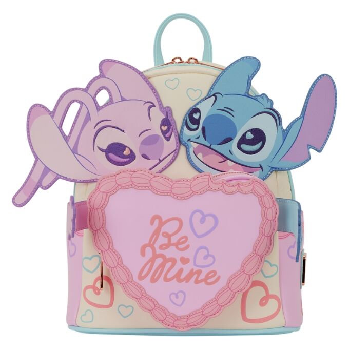 Loungefly Disney Lilo & Stitch - Stitch & Angel "Be Mine" Mini Backpack