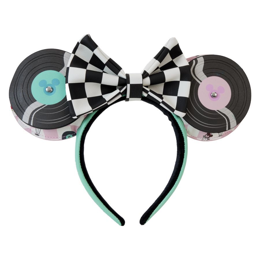 Loungefly Disney Mickey & Minnie Mouse - Date Night Diner Jukebox Record Ears Headband